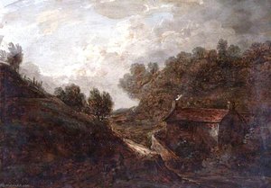 Landscape With A Cottage And A Stream — Benjamin Barker Ii