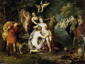 Diana Turns Actaeon Into A Stag — Hendrick Van Balen I