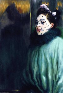 Femme A La Voilette — Louis Anquetin