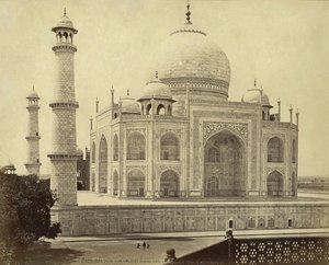 The Taj Mahal From The Corner Of The Quadrangle — Samuel Dixon Bourne