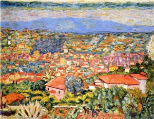 Cannet Landscape, View Of The Roofs — Pierre Bonnard