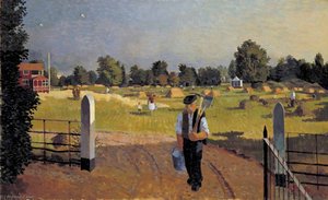 A Polo Ground In Wartime — Kenneth Rowntree