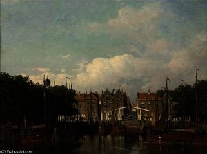 The Harbour Of Rotterdam In Summer — Jan Weissenbruch
