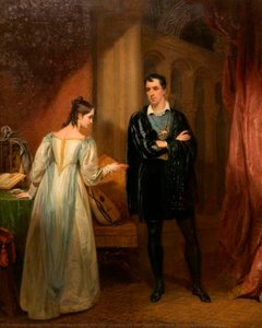 Charles Mayne Young (1777–1856), As Hamlet And Mary Glover As Ophelia In 'hamlet' By William Shakespeare — George Clint