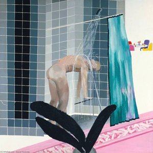 Man In Shower In Beverly Hills — David Hockney