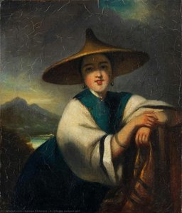Ein Chinesisches Sampan-mädchen — George Chinnery