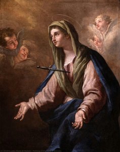 Painting Of Our Lady Of Sorrows — Paolo Di Matteis