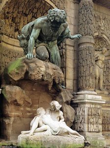 Polyphemus Surprising Acis And Galatea — Auguste-louis-marie Jenks Ottin