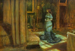 Der Vorabend Der Heiligen Agnes — Sir John Everett Millais