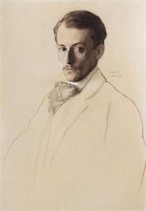 Portrait Of Eugine Lanceray — Konstantin Andreevic Somov