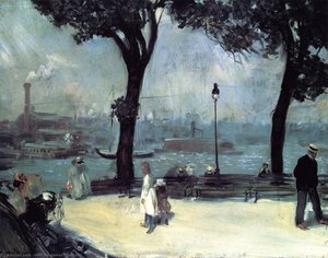 Park On The River — William James Glackens