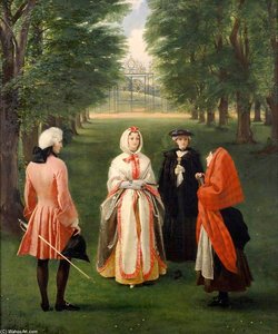 Jeanie Deans And Queen Caroline — Charles Robert Leslie