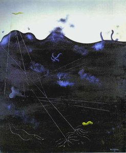 Blue Bed — Yves Tanguy