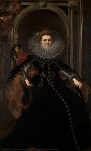 Portrait Of Veronica Spinola Serra — Workshop Of Peter Paul Rubens