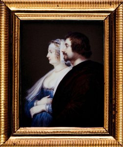 Peter Paul Rubens With His Wife — Wincenty Fryderyk De Lesseur