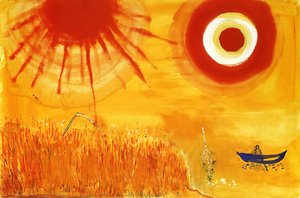 Ein Feld Auf Einem Sommernachmittag — Marc Chagall