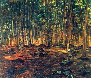 Forest Interior — Wilhelm Trübner