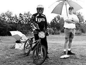 Patrick Cannell And Rob Coghlan Panthers Bmx Club Meet (tracksuits Of St Marys Series) — Harold Lane David