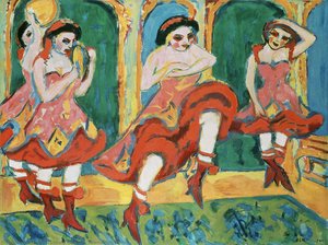 Czardastänzerinnen — Ernst Ludwig Kirchner