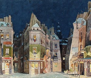 A Paris Street — Adolfo Hohenstein