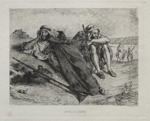 Arabes D'oran — Eugène Delacroix