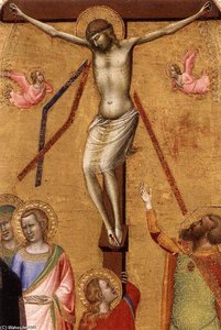 Crucifixion (detail) — Bernardo Daddi