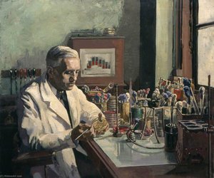Sir Alexander Fleming (1881–1955), Frs, The Discoverer Of Penicillin — Ethel Léontine Gabain