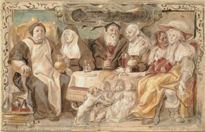 Lo Semejante Con Lo Semejante — Jacob Jordaens