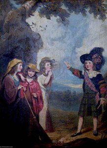 Four Children Acting Macbeth And The Witches — John Westbrooke Chandler