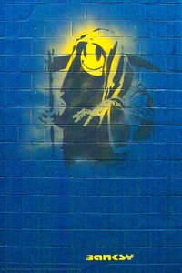 Grin Reaper With Tag — Banksy