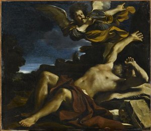 La Vision De Saint Jerome — Barbieri Gian Francesco (guercino Il)