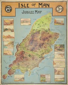 Jubilee Map Of The Isle Of Man — William Hoggatt
