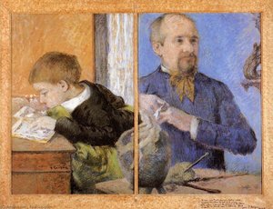 Aube Und Sein Sohn — Eugène Henri Paul Gauguin