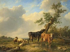 Sheep And Cattle — Eugène Joseph Verboeckhoven