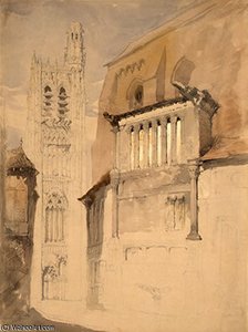 Tower Of The Cathedral At Sens C. — John Ruskin