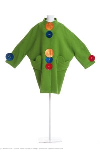 Leather Button Coat — Águeda Isabel Ruiz De La Prada Y Sentmenat