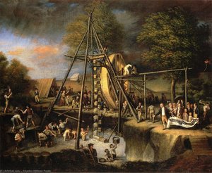 Exhumación Del Mastodonte — Charles Willson Peale