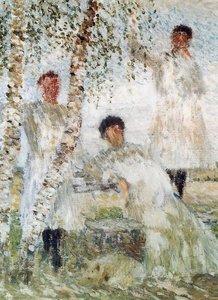 Under Birches — Igor Emmanuilovich Grabar