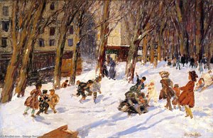 Winter - High Bridge Park — George Luks