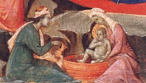 Natività (dettaglio) — Duccio Di Buoninsegna