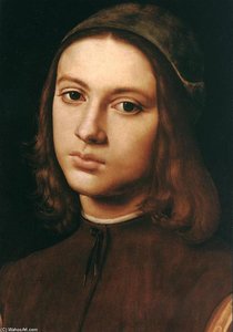 Portrait Of A Young Man (detail) — Vannucci Pietro (le Perugin)