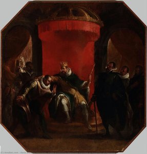 Philip Ii Appoints Alexander Farnese As Governor Of Flanders — Ilario Giacinto Mercanti
