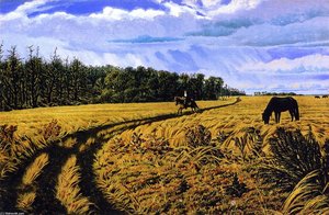 A Prairie Road — William George Richardson Hind