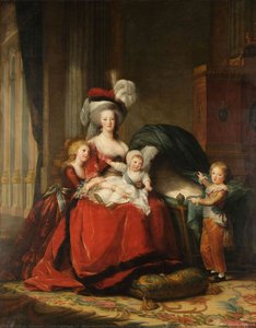 Marie-antoinette Lorrraine Habsburg, Queen Of France And Her Children. — Luizė Elizabeta Vigė Le Brūn