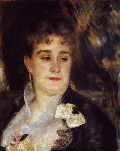 Madame Georges Charpentierin Ensimmäinen Muotokuva — Pierre-auguste Renoir