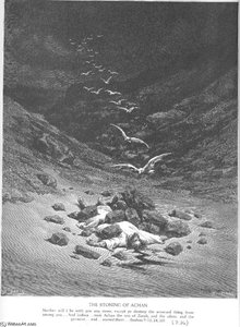 Achan'ın Öldürülmesi — Gustave Doré