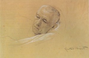 Fejedelem Feje, Ölében Támaszkodva — Gustáv Klimt