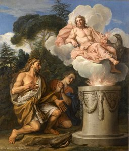 Story Of Hercules - Hercules Making A Sacrifice To Jupiter — Noel Nicolas Coypel