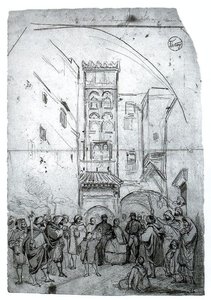 Entrance To The Duchess Of Tetuan On The Night Of February 18, 1860 — Mariano Fortuny