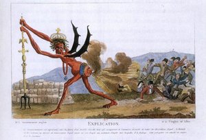 Caricature Of The English Government — Jacques-louis David